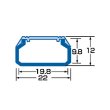 画像5: ケーブルカバー角型 幅22mm/長さ1m - CA-KK22 (5)