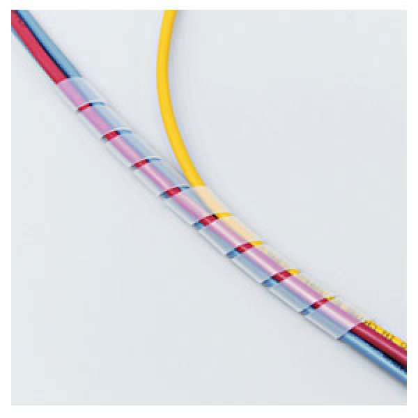画像5: 【送料無料】ケーブルタイ（スパイラル）2m巻き・内寸直径20mm - CA-SP20 (5)