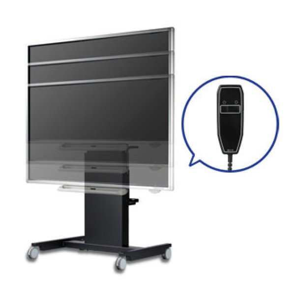 画像4: 【送料無料】国産テレビスタンド 電子黒板用電動昇降装置付スタンド (MH-6070) (4)