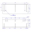 画像2: モニタワー専用オプション アンカー固定金具(MS-AL21) (2)