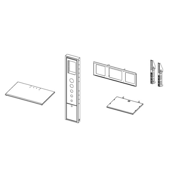 画像5: 【送料無料】国産テレビスタンド 55-70インチ対応 壁寄せテレビスタンド (5)